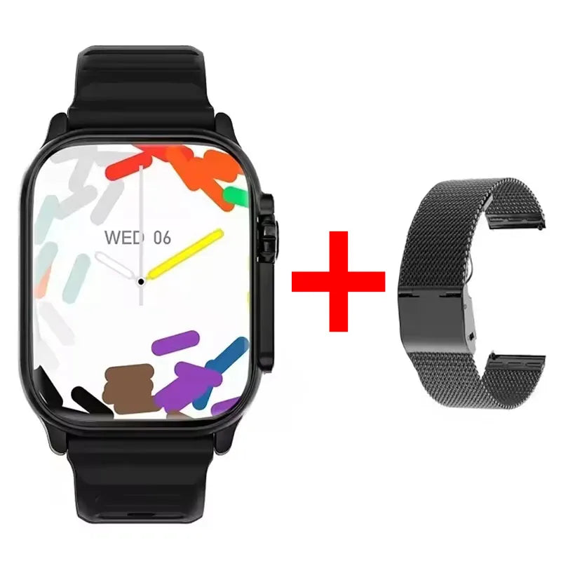 Watch 9 Ultra Smart Watch Men Women 49mm Series 9 AMOLED Screen NFC Compass Bluetooth Call 2.2 Inch Wireless Fitness Watch