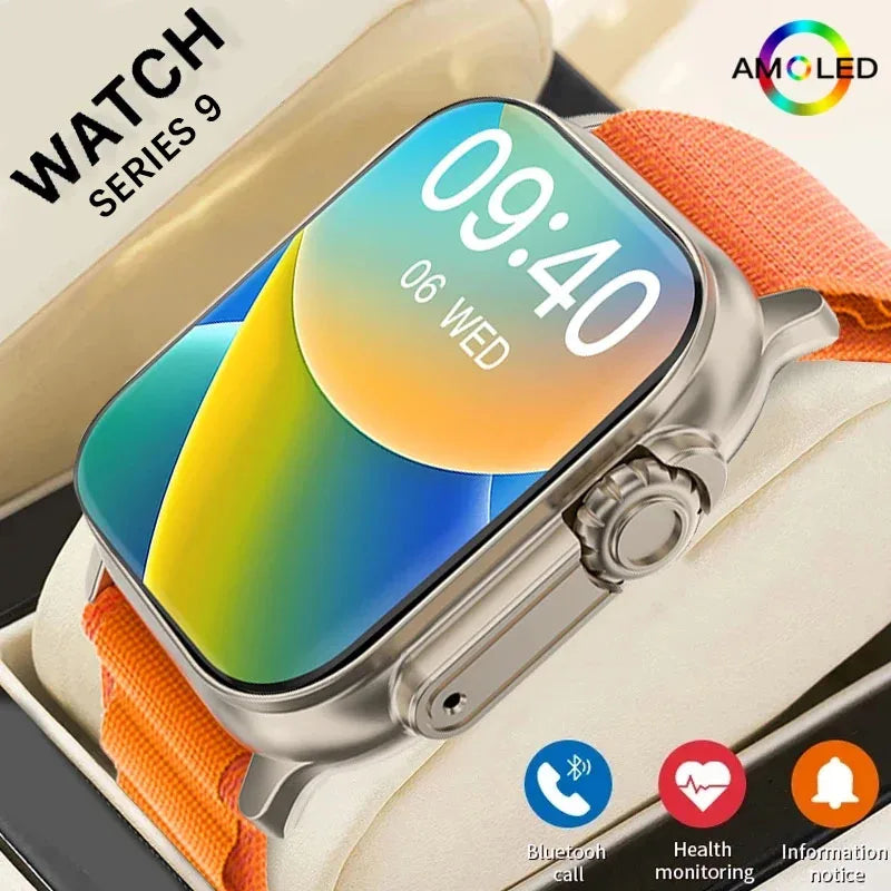 Smart Watch Ultra Series 9 - Display 2.2" NFC Fitness"