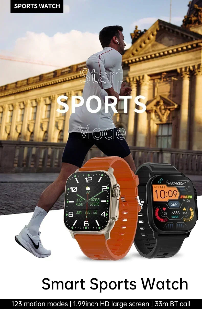 Smart Watch Ultra Series 9 - Display 2.2" NFC Fitness"